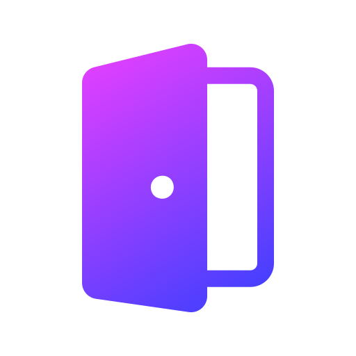 Door Generic Flat Gradient icon