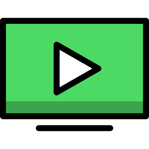 reproductor de video icono gratis