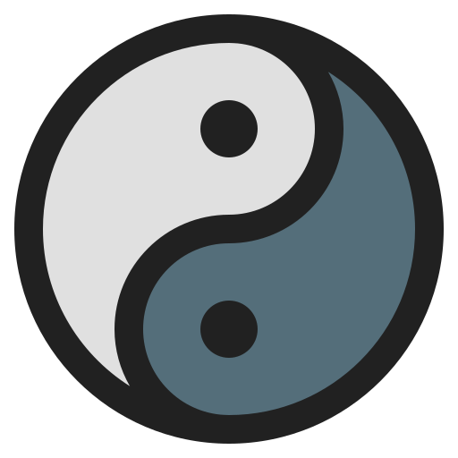 yin yang icono gratis