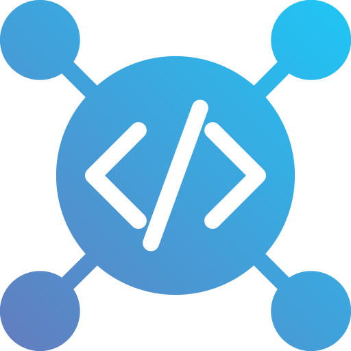 Coding Generic Flat Gradient icon