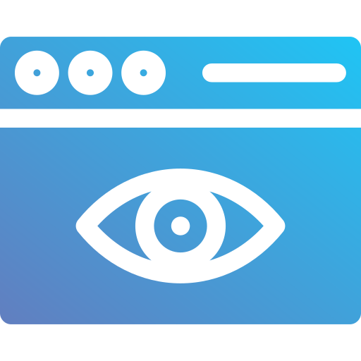 Vision Generic Flat Gradient icon