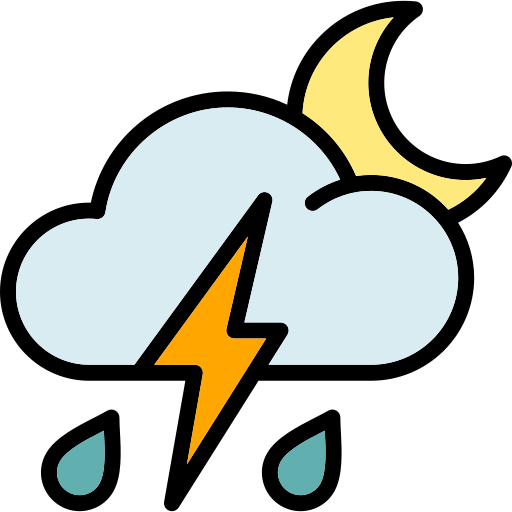 Thunderstorm - Free weather icons