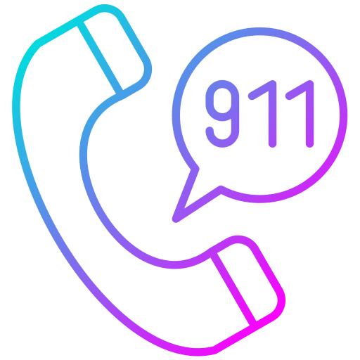 911 call free icon 911 call free icon