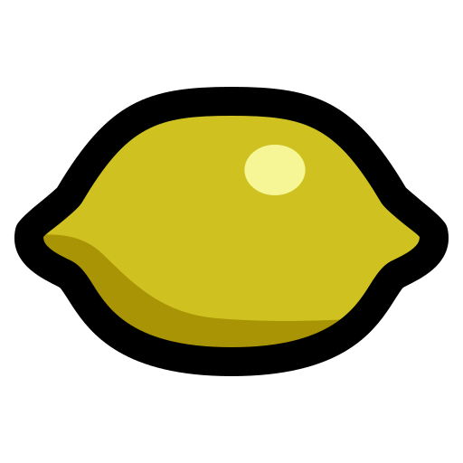 Lemon Generic Outline Color icon