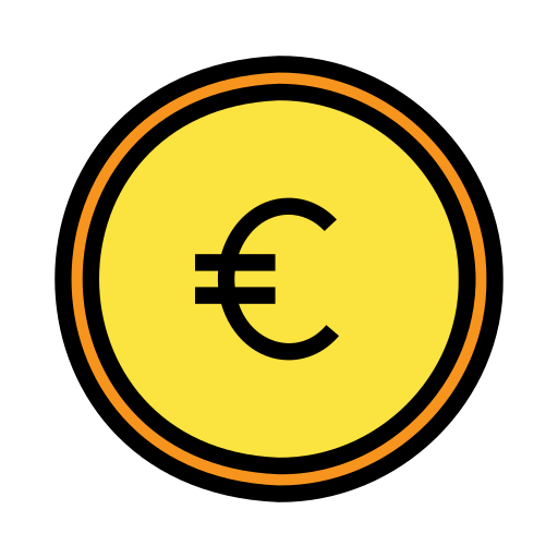 euro icono gratis