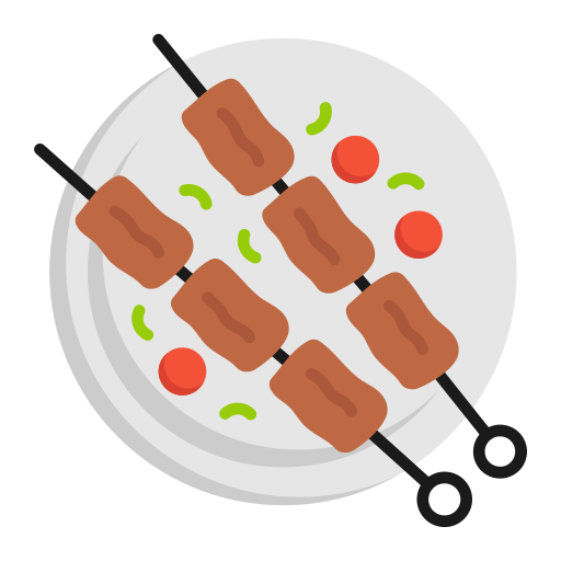 brochetas icono gratis