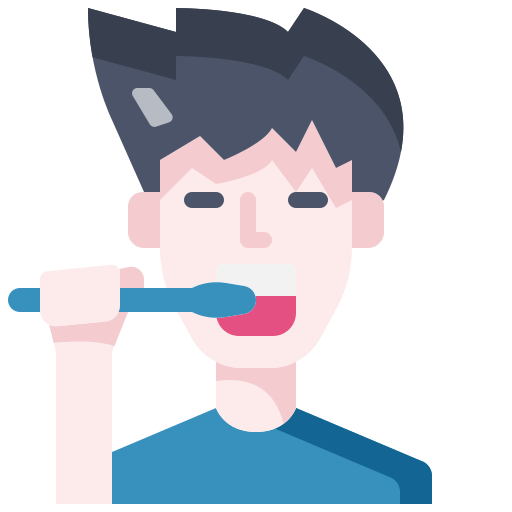 Brush teeth Generic Flat icon