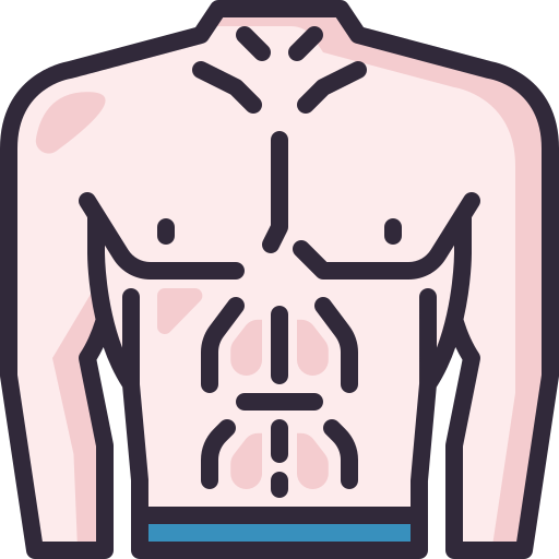 abdominales icono gratis