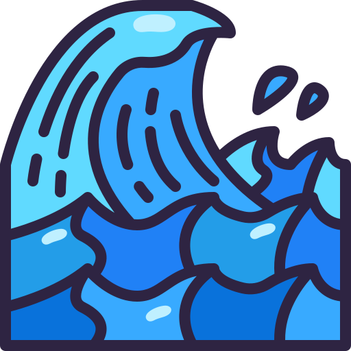 Wave free icon Wave free icon