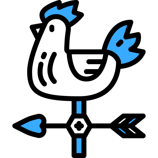 Wind vane free icon