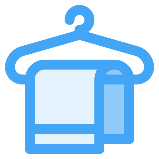 Towel hanger Generic Blue icon