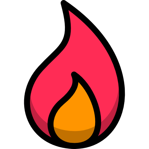 Fire Stockio Lineal Color icon