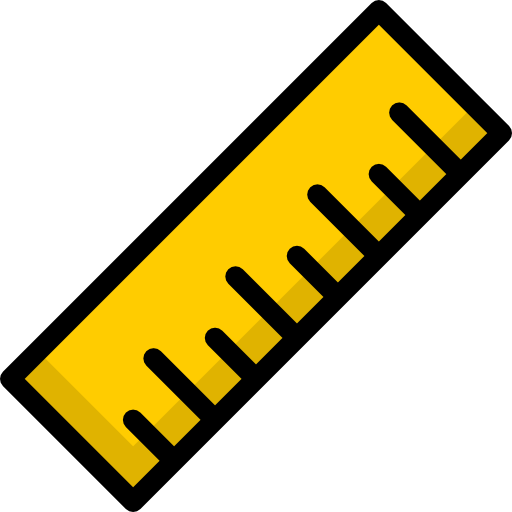 Ruler Stockio Lineal Color icon