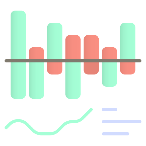 gráfico de barras icono gratis