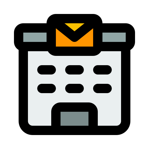 bureau de poste Icône gratuit bureau de poste Icône gratuit