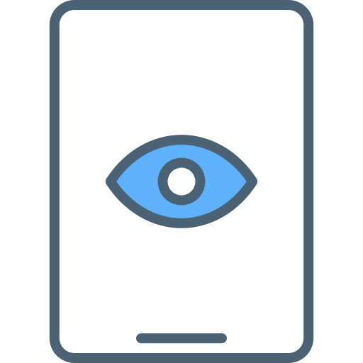visión icono gratis