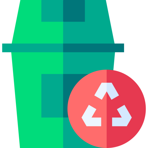 papelera de reciclaje icono gratis