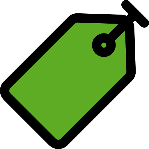 etiqueta de precio icono gratis