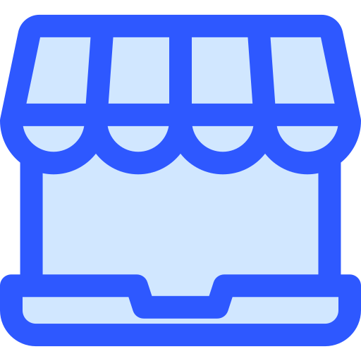 Online store Generic Blue icon