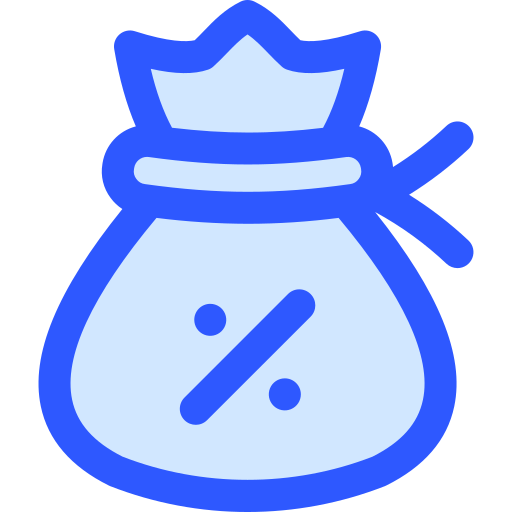 bolsa de dinero icono gratis