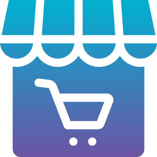 las compras en línea icono gratis