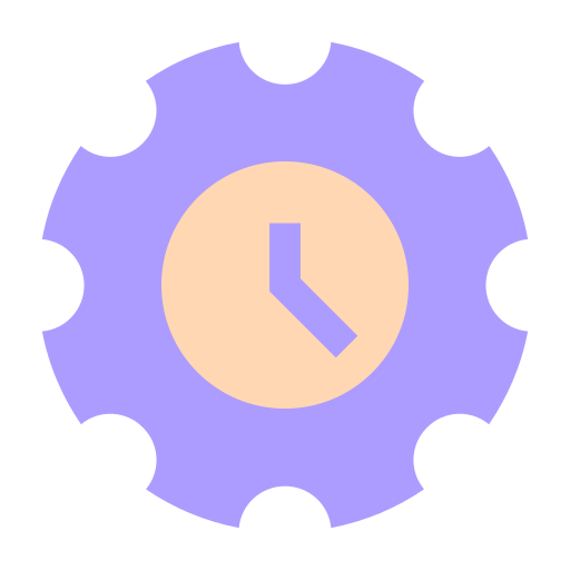 gestión del tiempo icono gratis