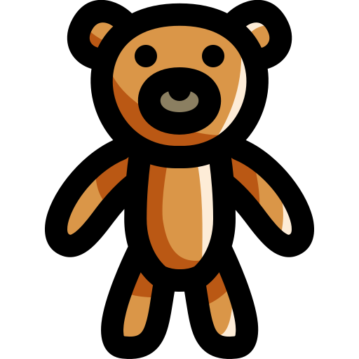 Teddy bear Generic Color Omission icon