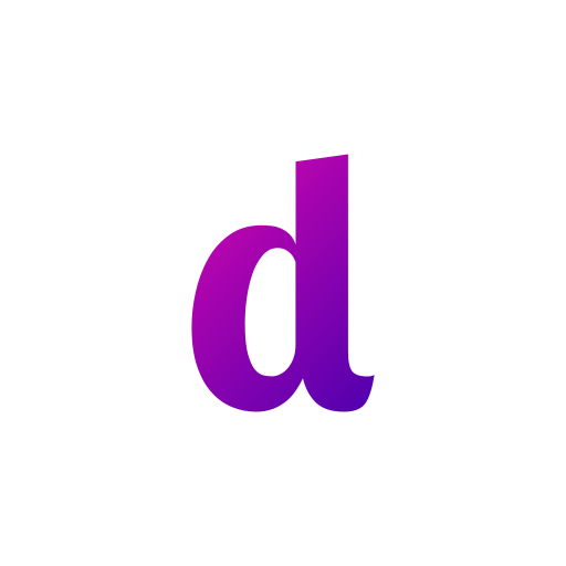 Letter d Generic Flat Gradient icon