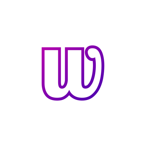 letra w icono gratis