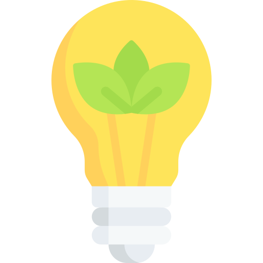 luz ecológica grátis ícone