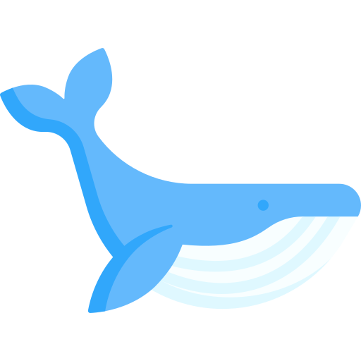 Whale free icon