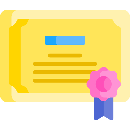 Certificate Special Flat icon