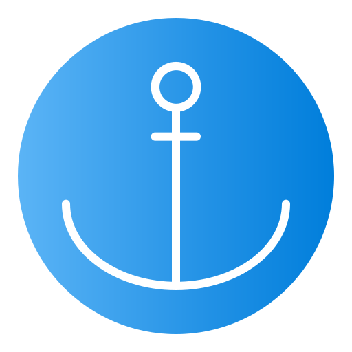 Anchor Generic Flat Gradient icon