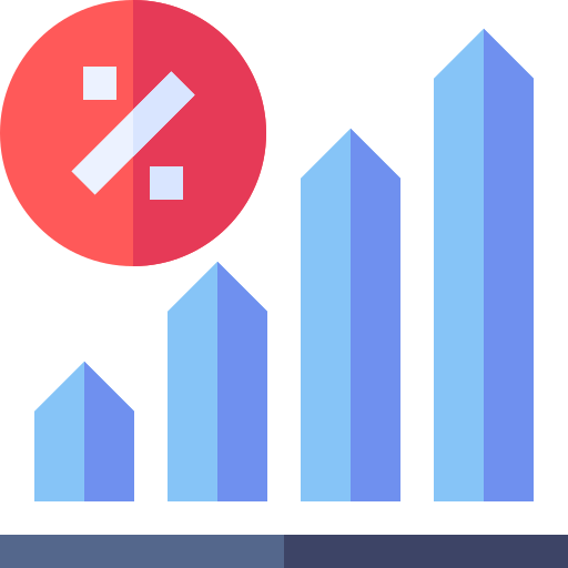 Analytics Basic Straight Flat Icon 