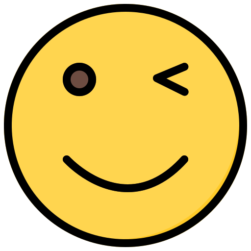 Wink Generic Outline Color icon