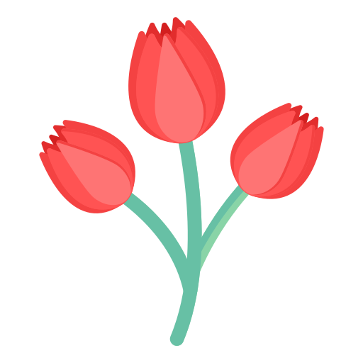 tulipe Icône gratuit tulipe Icône gratuit