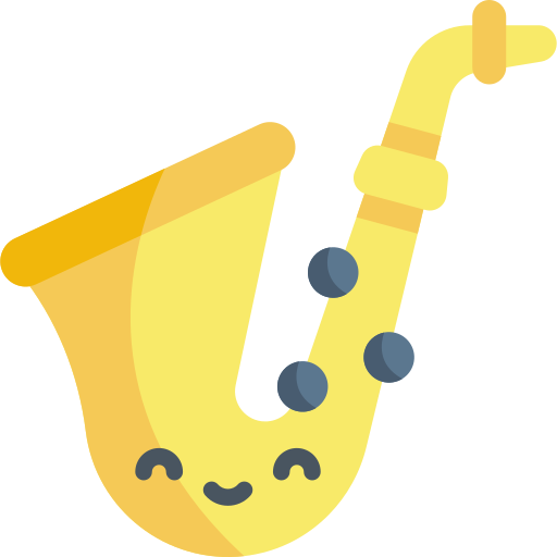 saxofón icono gratis