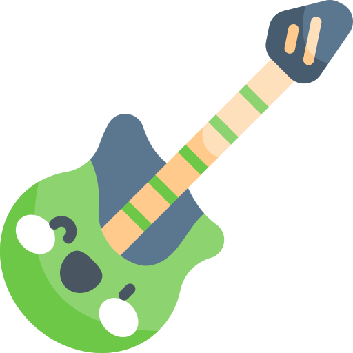 guitarra electrica icono gratis