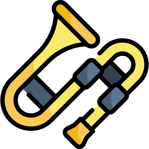 trombón icono gratis