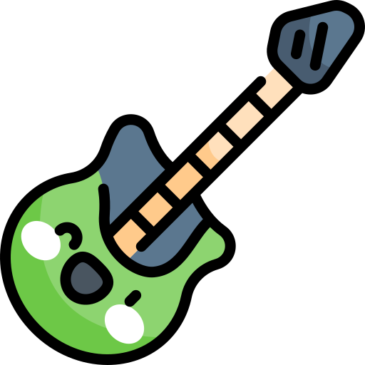 guitarra electrica icono gratis