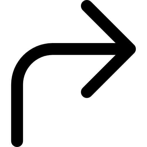 biegen sie rechts ab kostenlos Icon