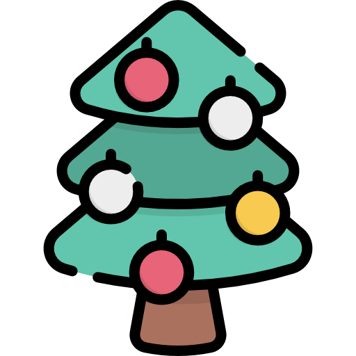 árbol de navidad icono gratis