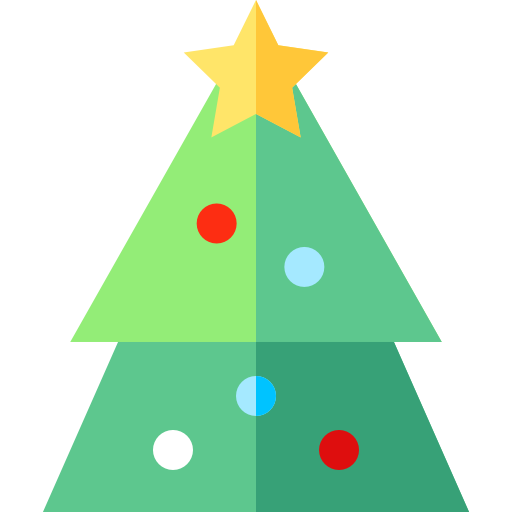 árbol de navidad icono gratis