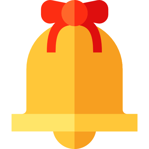 campana de navidad icono gratis