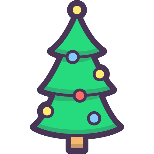 árbol de navidad icono gratis