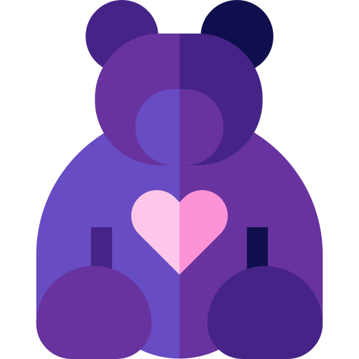 oso de peluche icono gratis