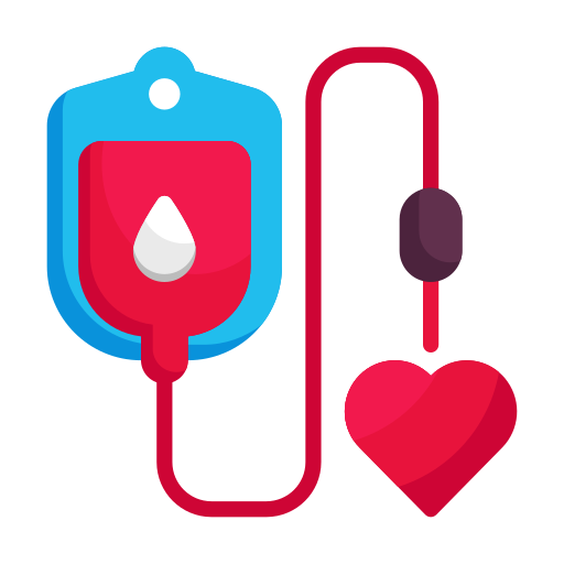 donación de sangre icono gratis