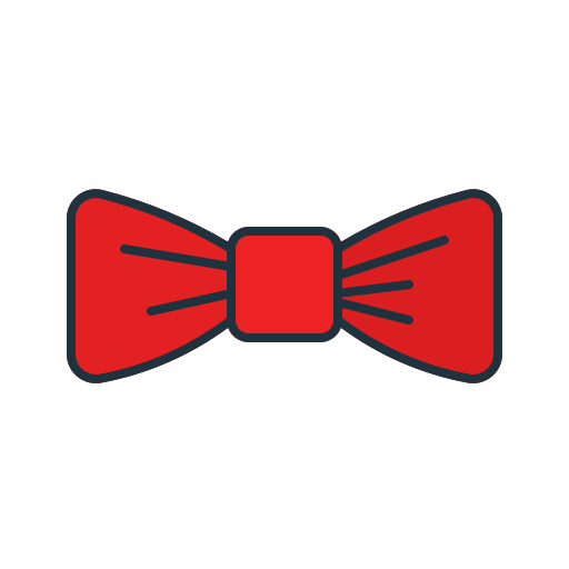 Bowtie Generic Outline Color icon