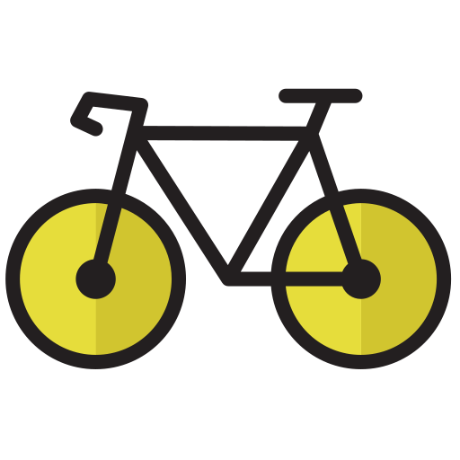 Bicycle Generic Outline Color icon