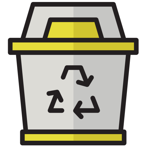 papelera de reciclaje icono gratis